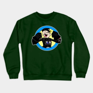 Pop-Tie the Pilot man Crewneck Sweatshirt